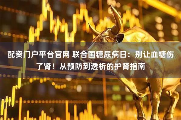 配资门户平台官网 联合国糖尿病日：别让血糖伤了肾！从预防到透析的护肾指南